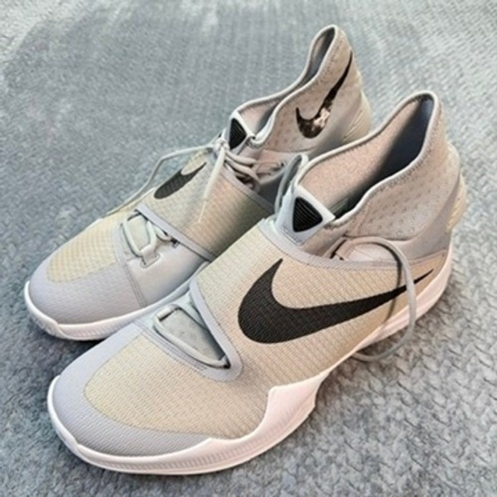 Nike Zoom Hyperrev 2016 Grey Silver Basketball Shoes 835439-002 Mens 17.5